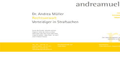 Desktop Screenshot of andreamueller.at